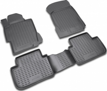 Set 4 covorase auto din cauciuc pentru HONDA Accord 2008 - prezent 