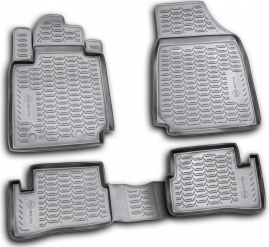 Set 4 covorase auto din cauciuc pentru NISSAN Micra 2005 - prezent 
