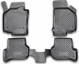 Set 4 covorase auto din cauciuc pentru SEAT Leon 10 2007 - prezent 
