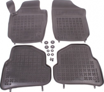 Set covorase auto Rezaw Plast din cauciuc pentru VW POLO 2009-2016 4 buc 