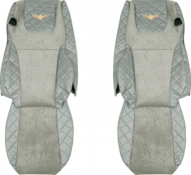 Set huse scaun DAF XF105 Euro 6 gri productie 2013-2017 