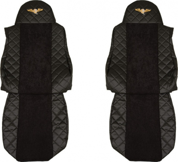 Set huse scaun DAF XF95-XF105 negru productie 2002-20012 