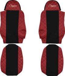 Set huse scaun DAF XF95-XF105 rosu productie 2002-2012 