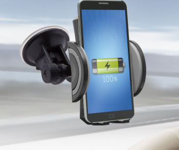 Suport de telefon auto cu incarcare fara fir 