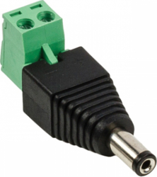 Mufa alimentare tata DC 2.1x5.5 bloc terminal clip pentru CCTV 