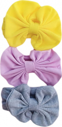 Set 3 bentite elegante galben roz si gri 