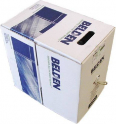 Cablu UTP cat5e Belden premium AWG24 cupru flukepass rola 305m 