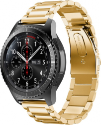 Curea Metalica Premium MTP Gold 20mm pentru Samsung Galaxy Watch 42mm 