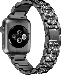 Curea Metalica Premium MTP Insertii Stralucitoare Cu pietricele pentru Apple Watch 40mm 