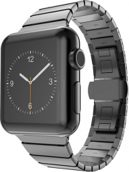 Curea Metalica Premium MTP Mecanism ButterFly Negru pentru Apple Watch 42mm 