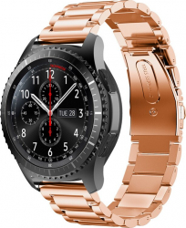 Curea Metalica Premium MTP Rose Gold 20mm Quick Release pentru SmartWatch 