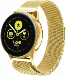 Curea Milanese Premium MTP Gold 20mm Quick Release pentru SmartWatch 