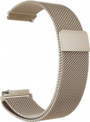Curea Milanese Premium MTP Retro Gold 20mm pentru Samsung Galaxy Watch 42mm 