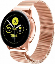 Curea Milanese Premium MTP Rose Gold 20mm Quick Release pentru SmartWatch 