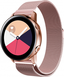 Curea Milanese Premium MTP Rose Pink 20mm Quick Release pentru SmartWatch 