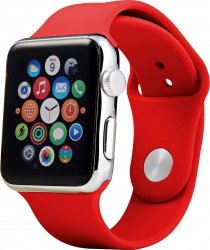 Curea Silicon Premium MTP Rosu pentru Apple Watch 44mm 