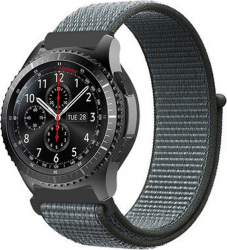 Curea Textila Premium MTP Storm Grey 22mm pentru Huawei Watch GT 