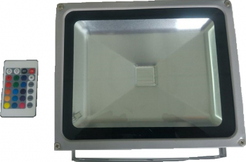Proiector LED Braun Group 30W RGB cu telecomanda 