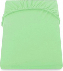 Cearceaf de pat cu elastic 160 200 + 28 cm YUNY MALLY HOME and ndash 100BBC - Verde 