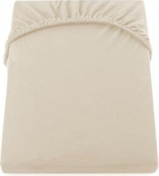 Cearceaf de pat cu elastic 160200+28 cm YUNY MALLY HOME and ndash 100BBC - Bej 