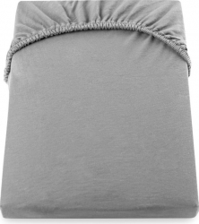 Cearceaf de pat cu elastic 160200+28 cm YUNY MALLY HOME and ndash 100BBC - Gri 