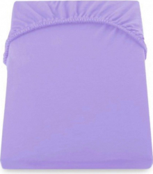 Cearceaf de pat cu elastic 160200+28 cm YUNY MALLY HOME and ndash 100BBC - Lila 