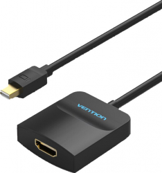 Mini adaptor DisplayPort la HDMI Convertor Mini DP in HDMI Ultra Ultra HD 4K Vention