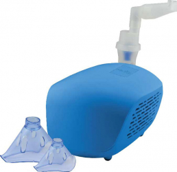 Aparat aerosoli Sanity Domowy AP 2819 nebulizator cu compresor masca pediatrica si masca adulti Albastru 