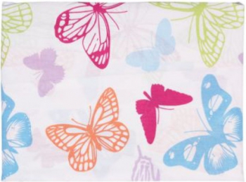 Cearceaf de pat cu elastic 2 persoane 160x200 cm Studio Casa Butterfly 