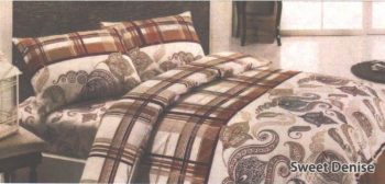 Cearceaf de pat cu elastic 2 persoane 180x200 cm Studio Casa Sweet Denise Bumbac 