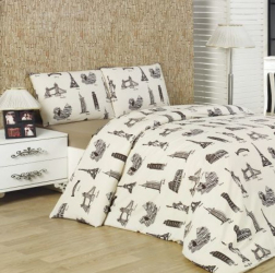 Set 2 piese fete perna 50x70 cm Studio Casa City Mix Cyt Bumbac 