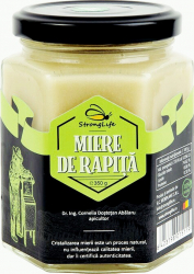 Miere naturala de rapita by Dr. Ing. Cornelia Dostetan Abalaru apicultor - 350g 