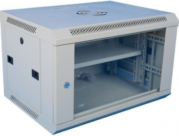 Cabinet Rack metalic WMF6U standard 19 pentru telecomunicatii si retelistica polita fixa inclusa WMF250 