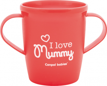 Canita - I love Mummy - Canpol babies fara BPA 250 ml rosu 