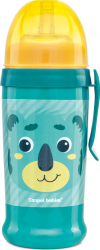 Canita sport cu pai - Hello Little - Canpol babies fara BPA 350 ml turcoaz 