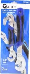 Chei cu carlig 2 bucati 9-32mm GEKO G00845