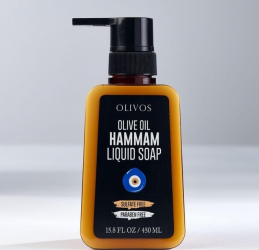 Sapun lichid cu ulei de masline Hammam - reteta originala Olivos 450 ml 