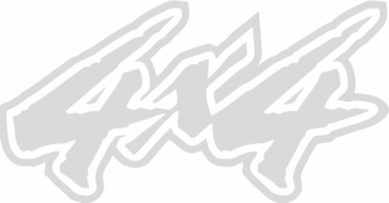 Sticker auto 4x4 off road hot tuning 25cm alb 