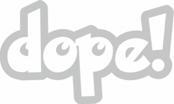 Sticker auto cu dope tuning JDM 20cm alb 