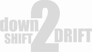 Sticker auto cu drift tuning JDM 20cm alb 