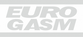 Sticker auto cu euro gasm tuning JDM 20cm alb 