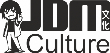 Sticker auto cu JDM culture tuning 20cm negru 