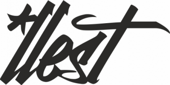 Sticker auto cu llest tuning JDM 20cm negru 