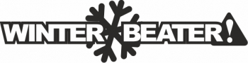 Sticker auto cu winter beater tuning JDM 20cm negru 