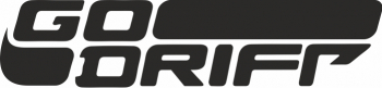 Sticker auto tuning JDM go drift 20m negru 