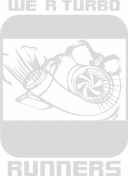 Sticker auto tuning JDM runners 20cm alb 