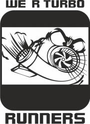 Sticker auto tuning JDM runners 20cm negru 