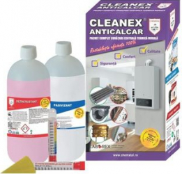 Pachet complet curatare si pasivizare central termica P35kw - Cleanex Anticalcar 