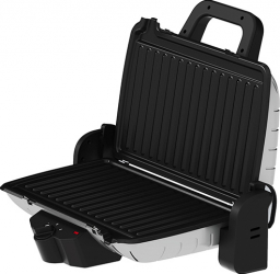 Gratar electric ZILAN ZLN-4021 1600 W Termostat reglabil Placi antiaderente Inox 