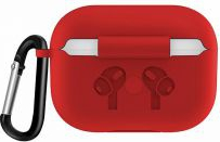 Husa suport casti pentru Apple AirPods Pro Rosu 